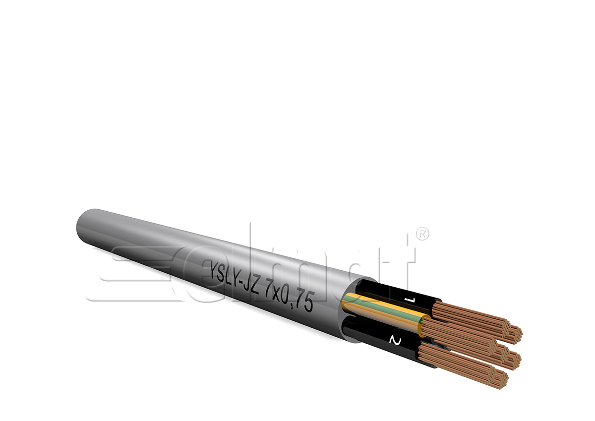 Steuerleitung Zahlencodiert YSLY-JZ Ö-JZ 7x2,5mm² grau Meterware Steuerleitung Zahlencodiert YSLY-JZ Ö-JZ 7x2,5mm² grau Meterware