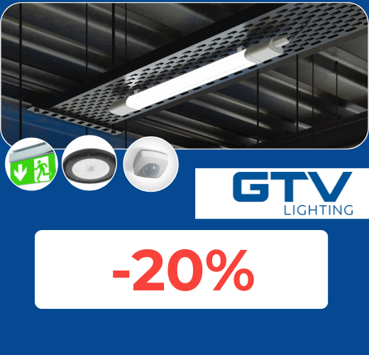 Nuolaida GTV šviestuvams ir priedams