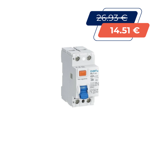 Relė srovės nuotėkio 2P 40A 30mA tipas A - CHINT 200210 NL1632N30MAA40A
