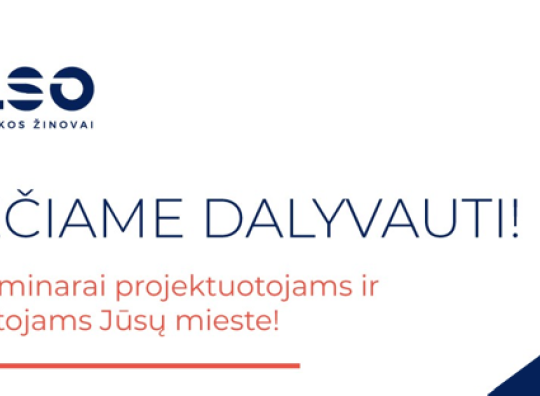 Kviečiame į seminarus elektros projektuotojams ir montuotojams